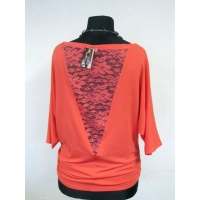 Tunika Adrienne - kimono z koronką na plecach